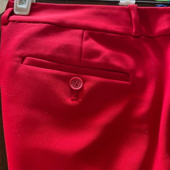 Liz Claiborne Career Emma classic red pants NWOT - Picture 8 of 14